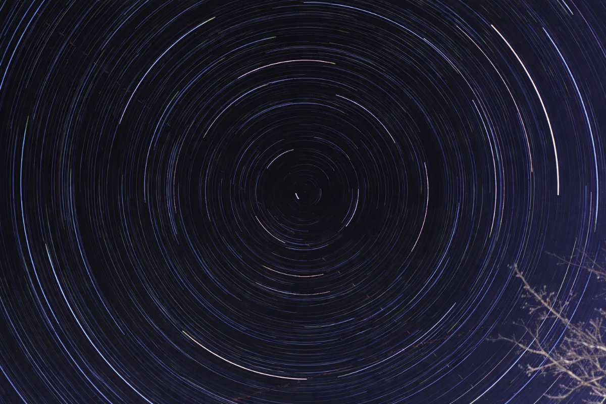 First star trails 6th April 2026