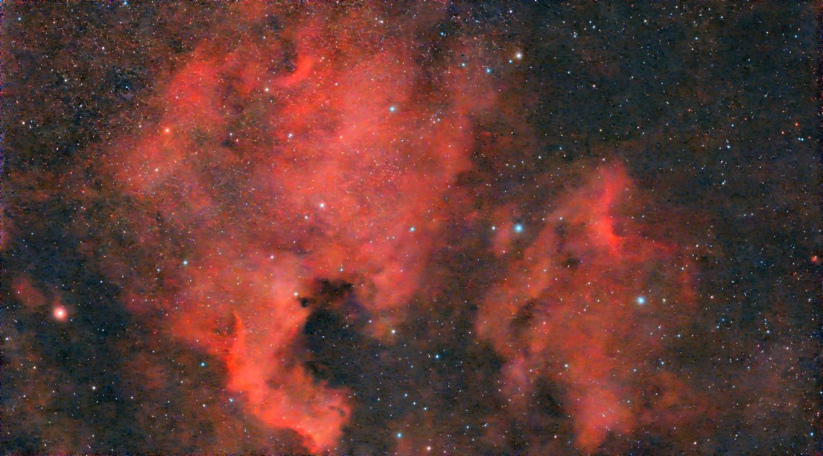 North American Nebula and Pelican Nebula