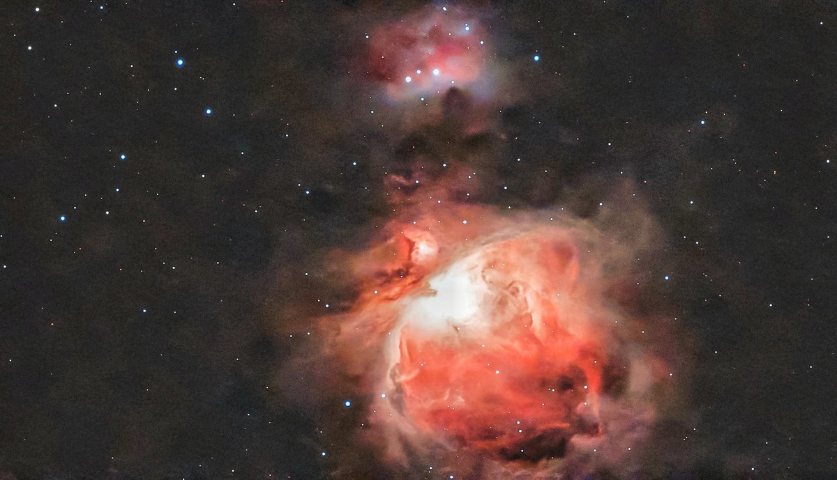 Orion and running man nebula