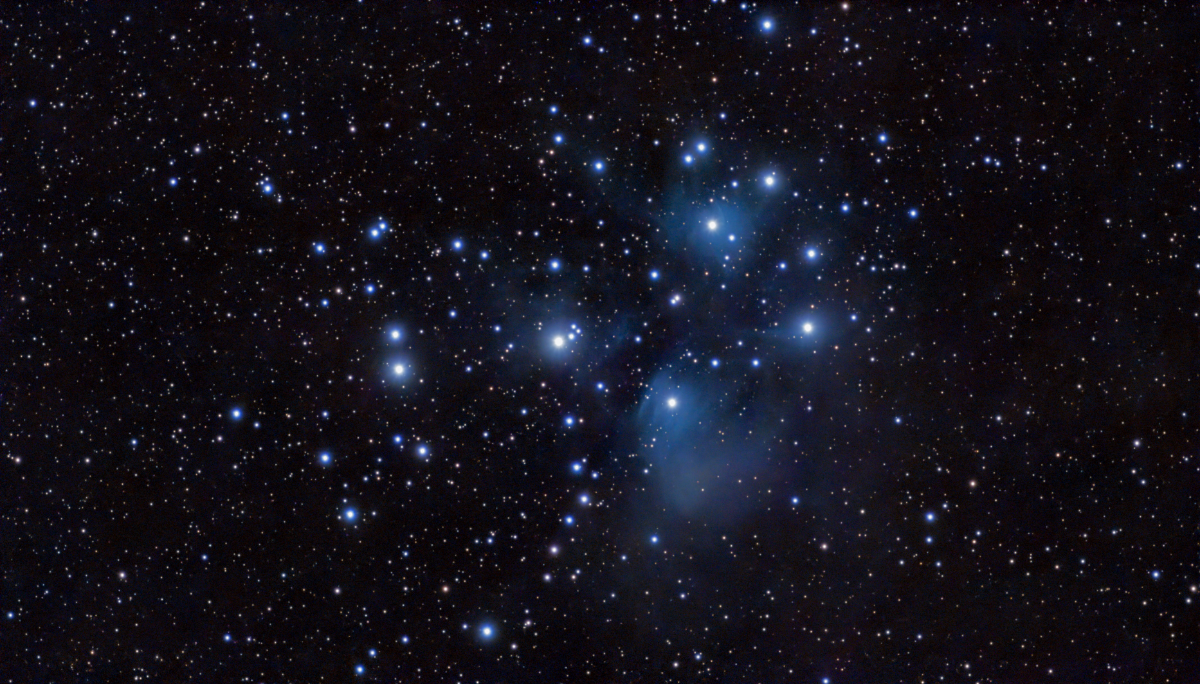 Pleiades and Pelican Nebula