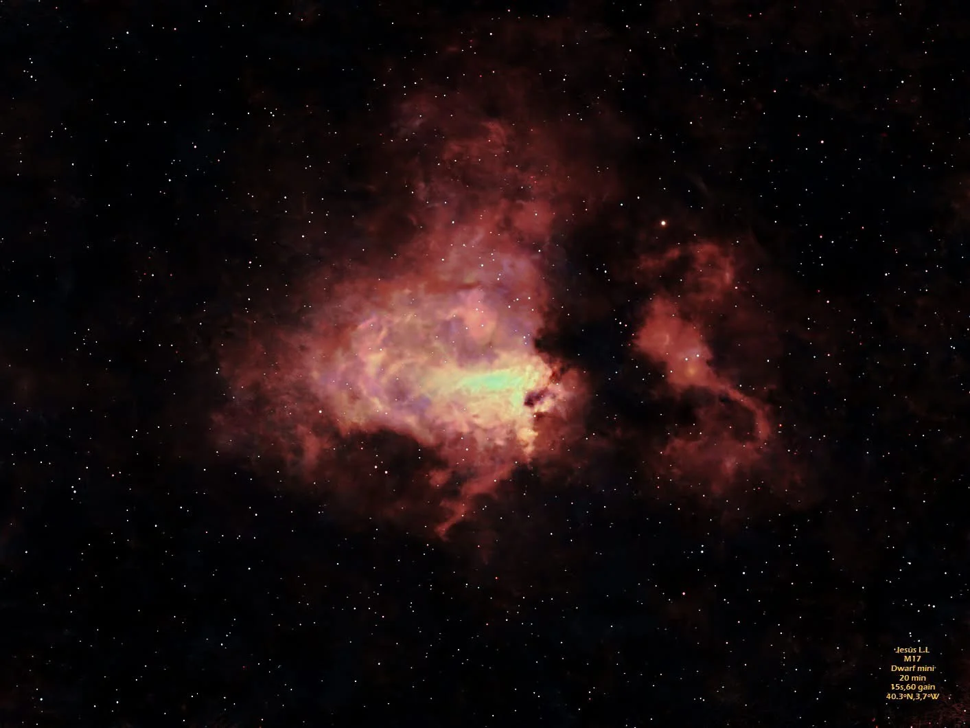 M17 desde Madrid con dwarf mini