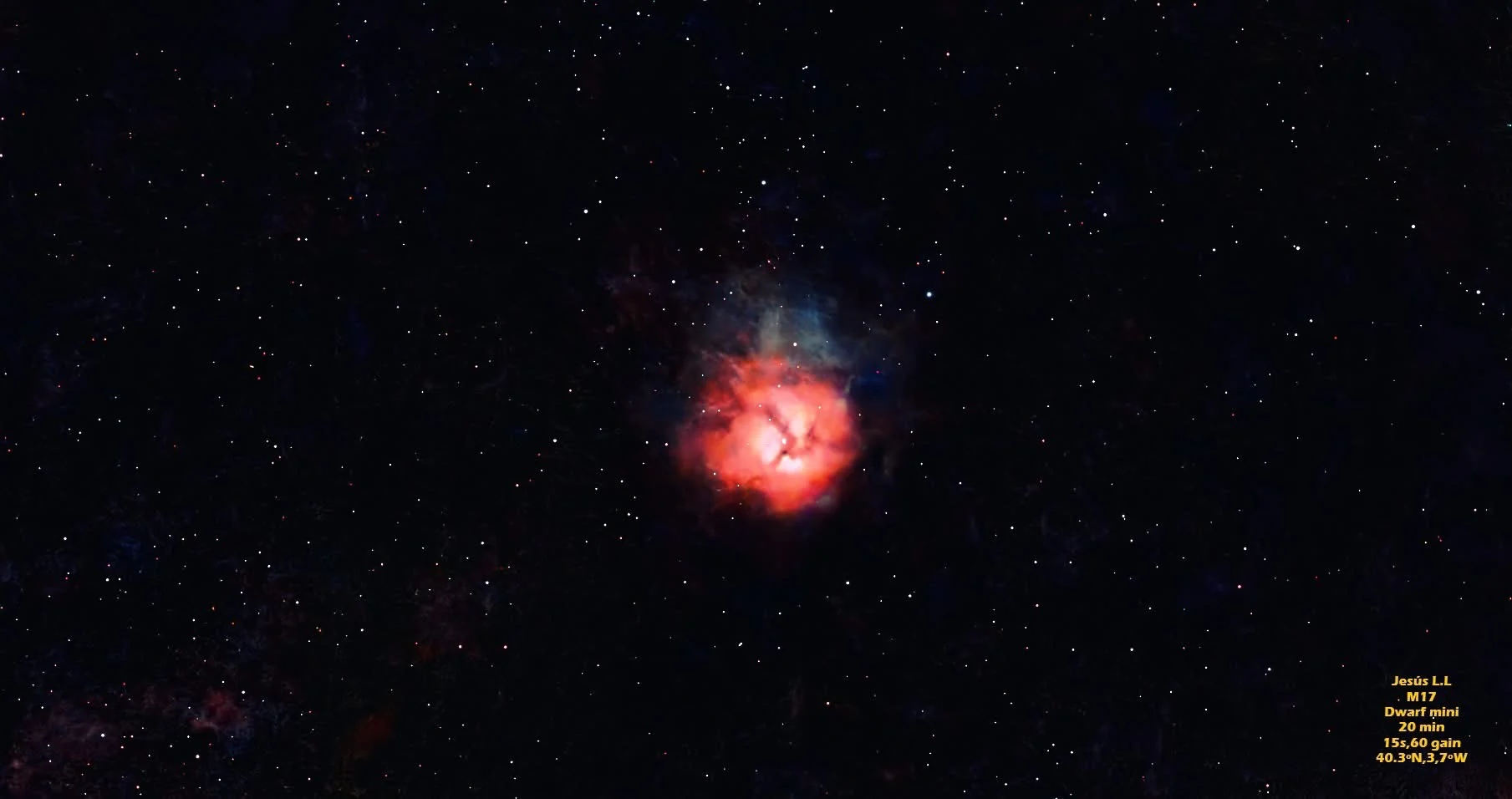 M17 desde Madrid con dwarf mini