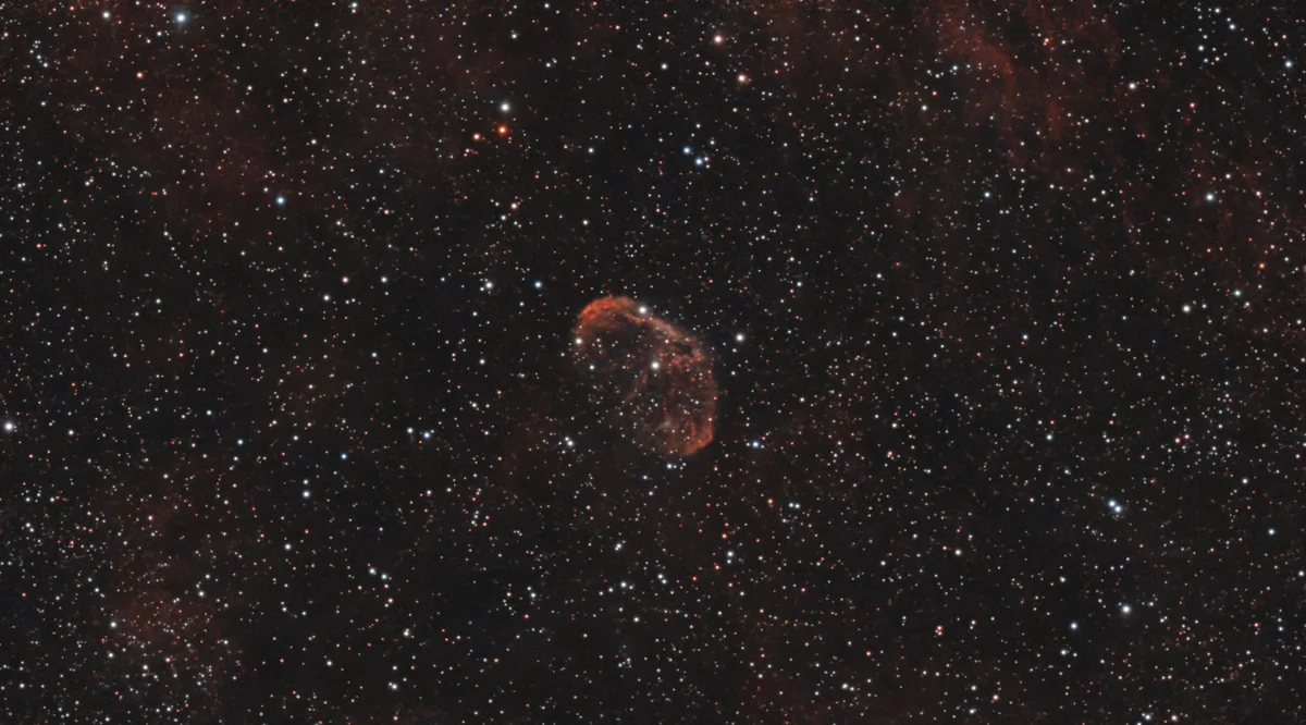 C27 Cygnus First "Auto" processed download image. To be further processed through star reduction and "spikes" along with stars and nebula only images to be combined and enhanced in Affinity Photo