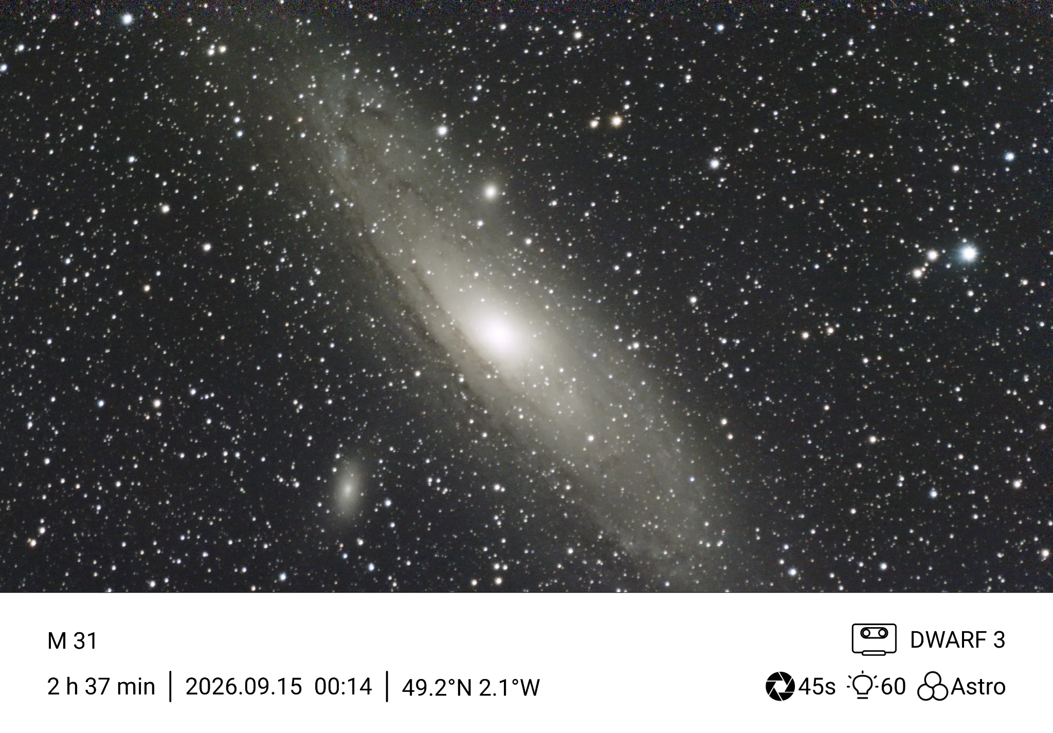 The Andromeda Galaxy.