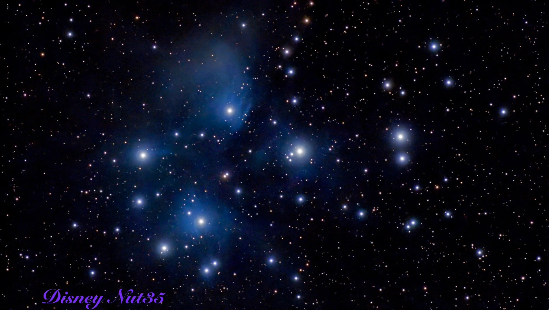 M45 Pleiades the seven sisters 30s 60gain Astro filter 105 total stacked frames