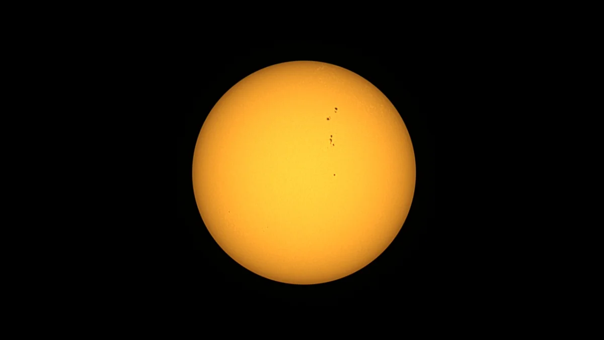 Sol del 27/08/2026 con el DWARF Mini