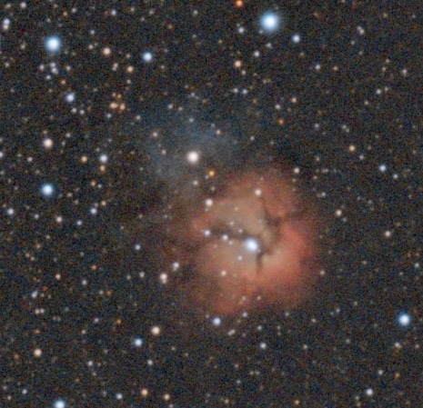 Messier 20 - Trifid Nebula from Lanzarote