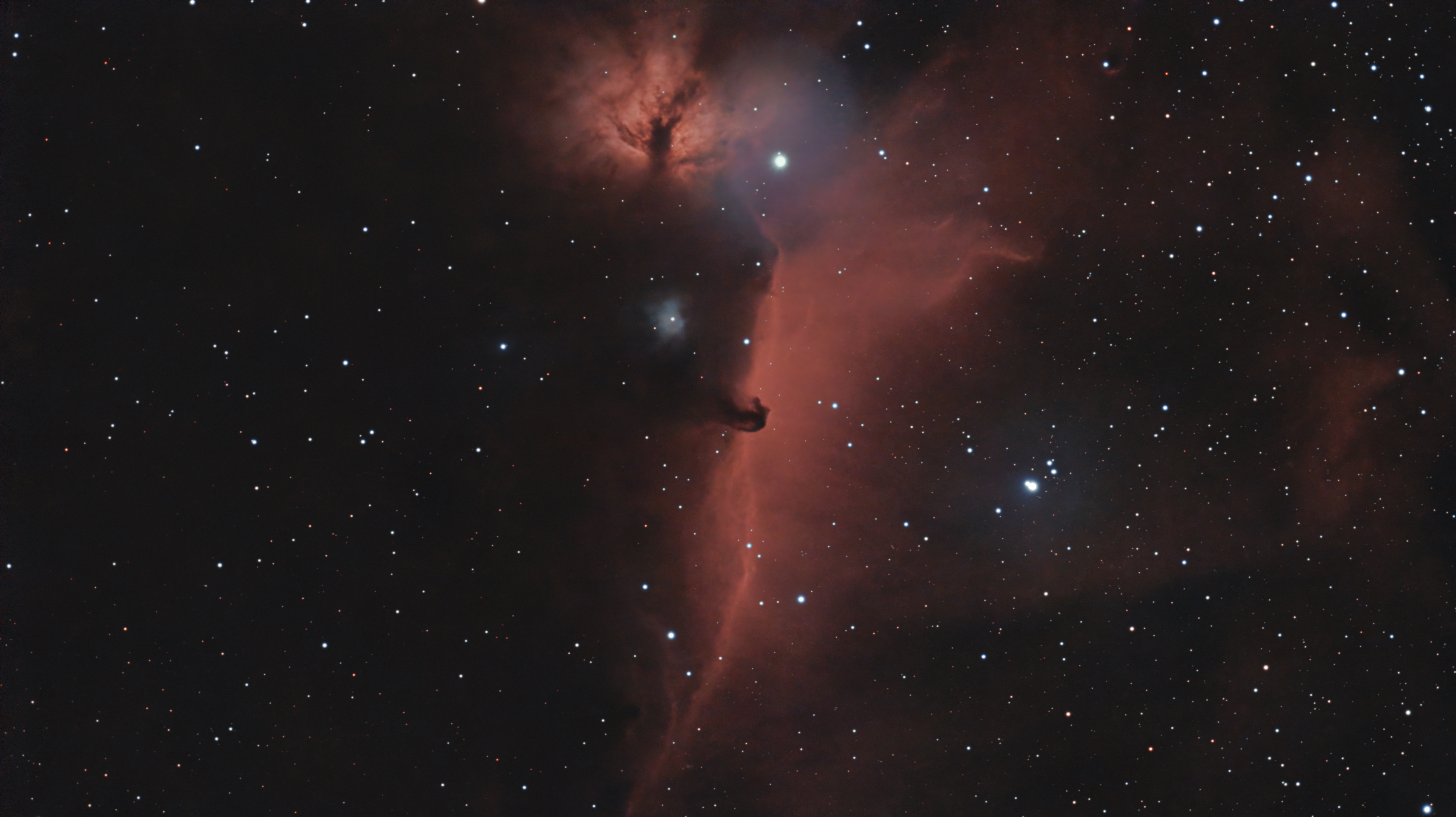 Flame and Horsehead Nebula