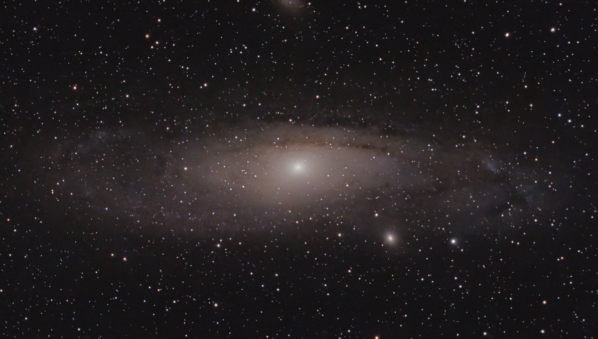 First attempt at Andromeda galaxy