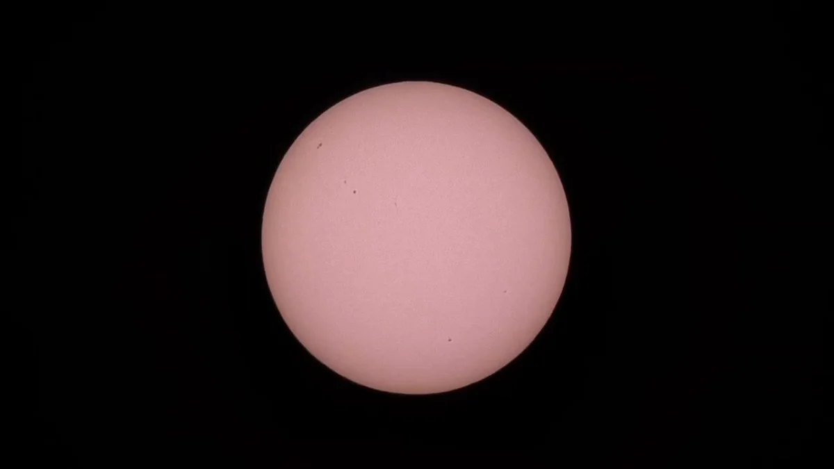 Eclipse from Zaragoza, Spain