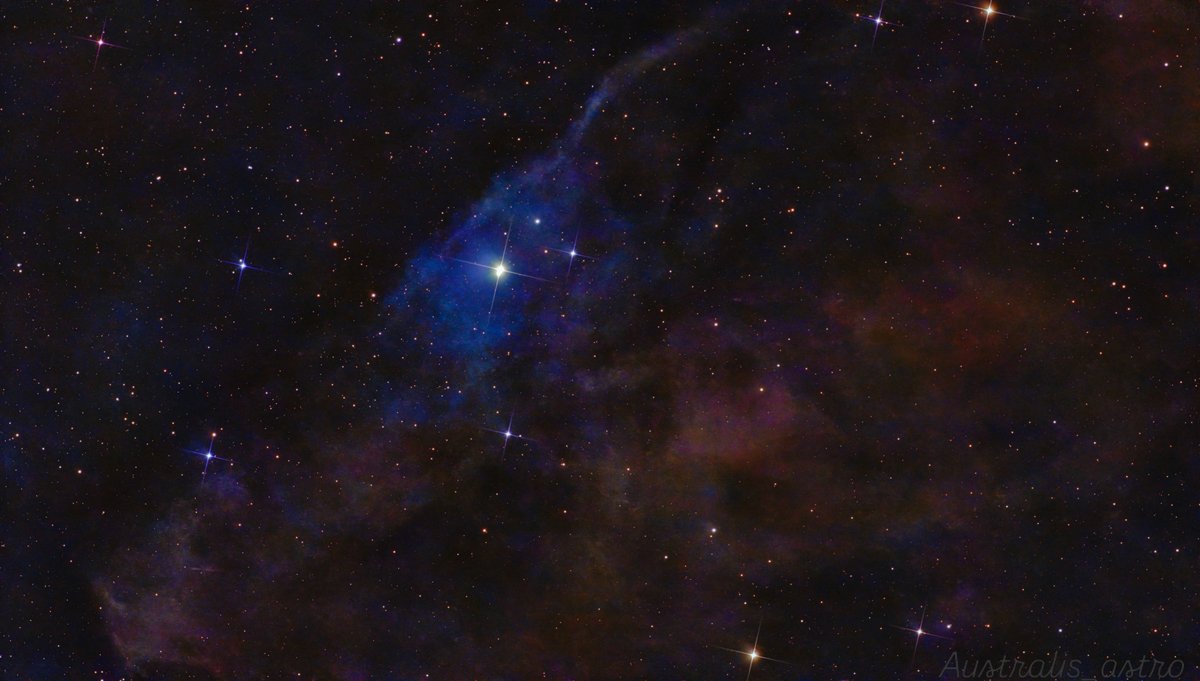 Blue Horsehead nebula