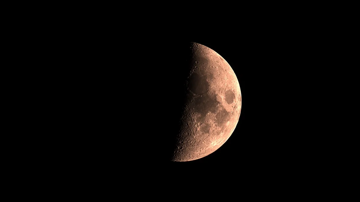 Moon from French Riviera