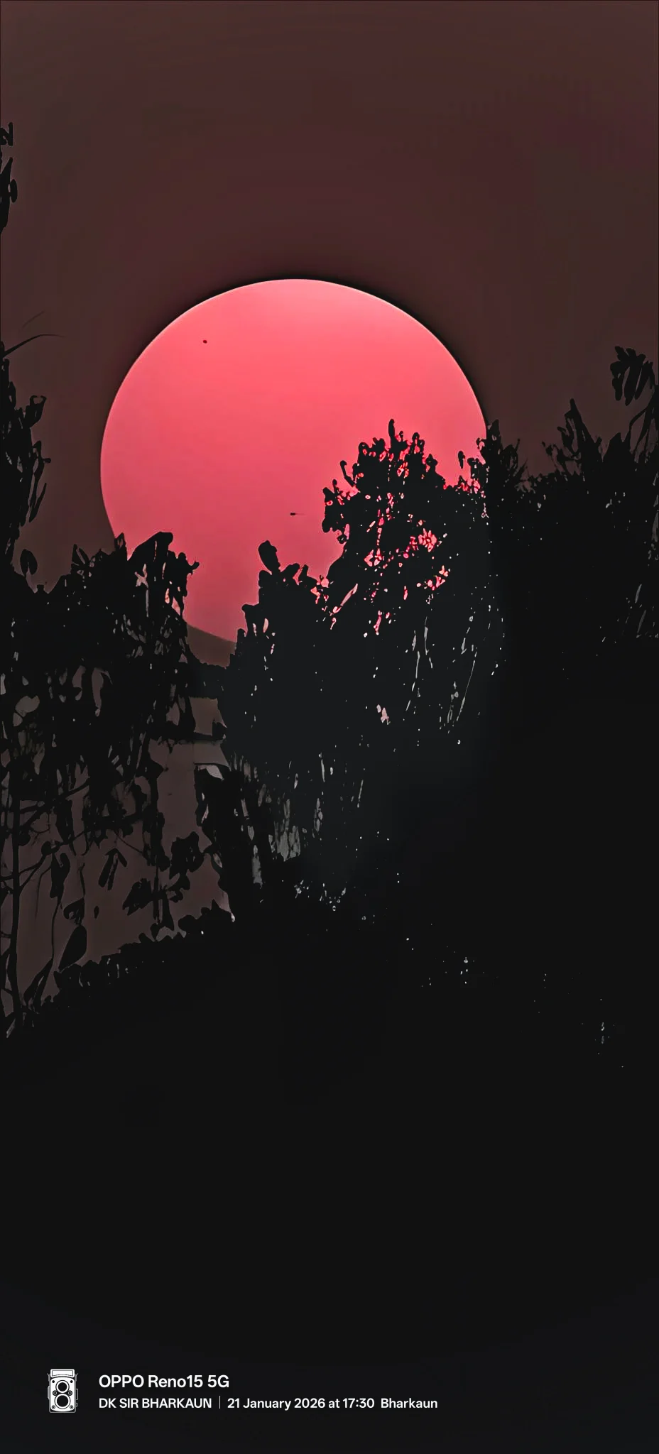 BEAUTIFUL SUN SET FROM MY VILLAGE IN INDIA