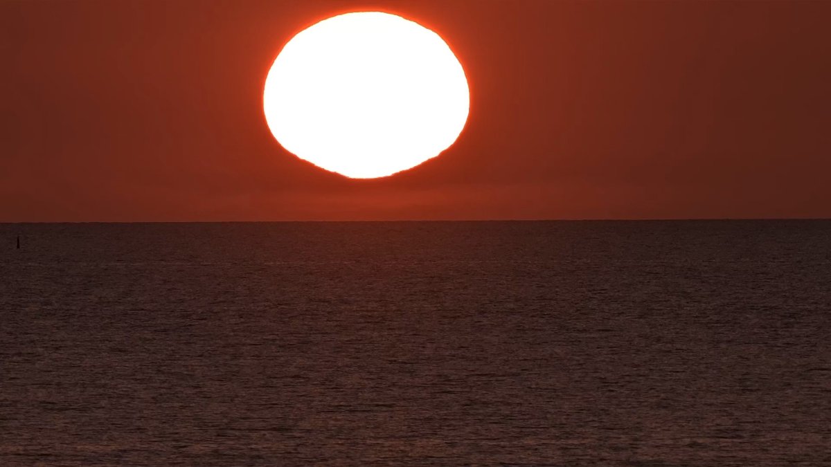 Sun of Baltic sea