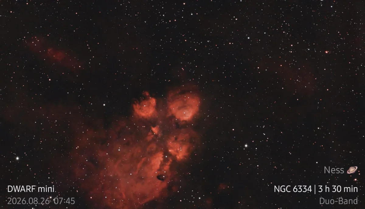 🐾 NGC 6334 | Nebulosa Pata de Gato