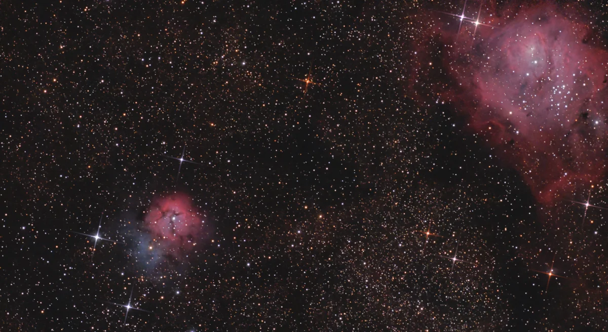 Trio of nebulae