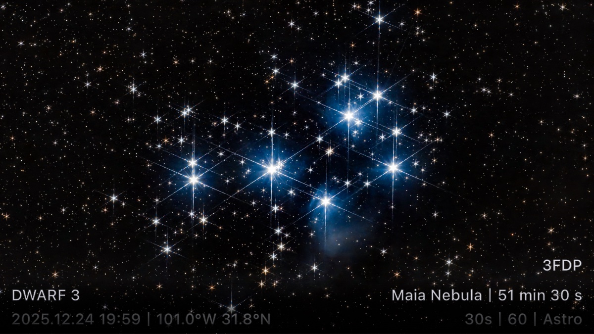 Pleiades (Maia Nebula)