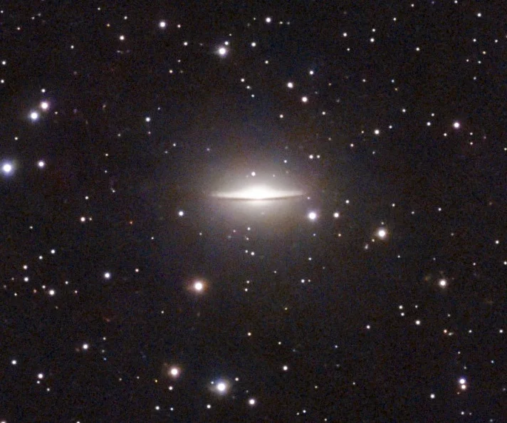 Sombrero Galaxy. Cropped.
