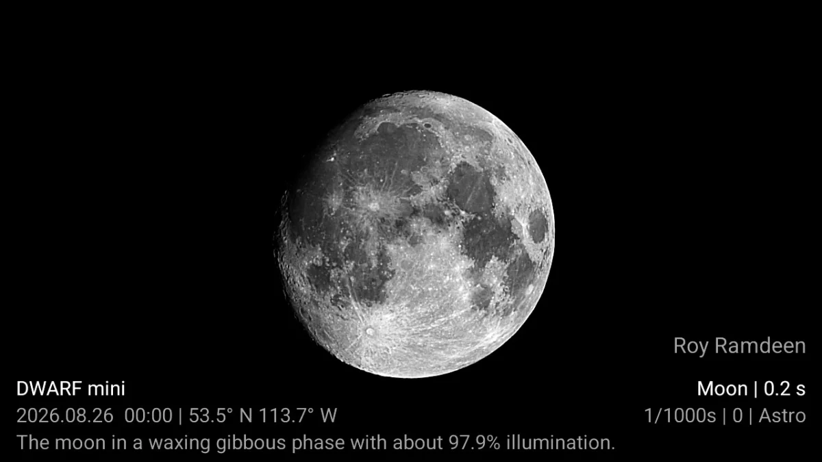 98% moon