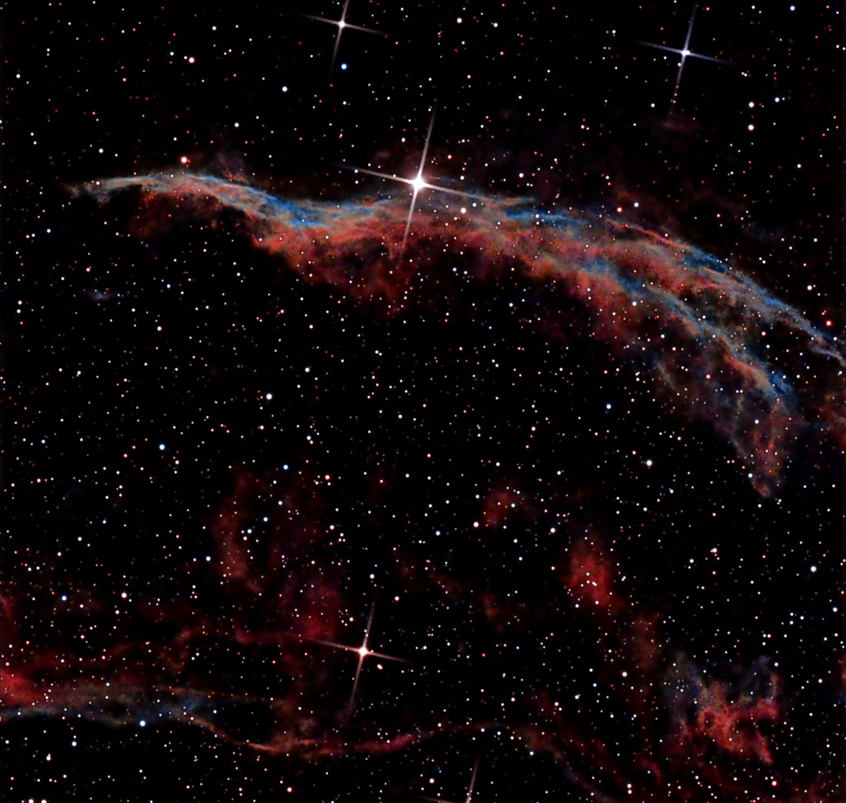 The Western Veil Nebula ( version 2 )