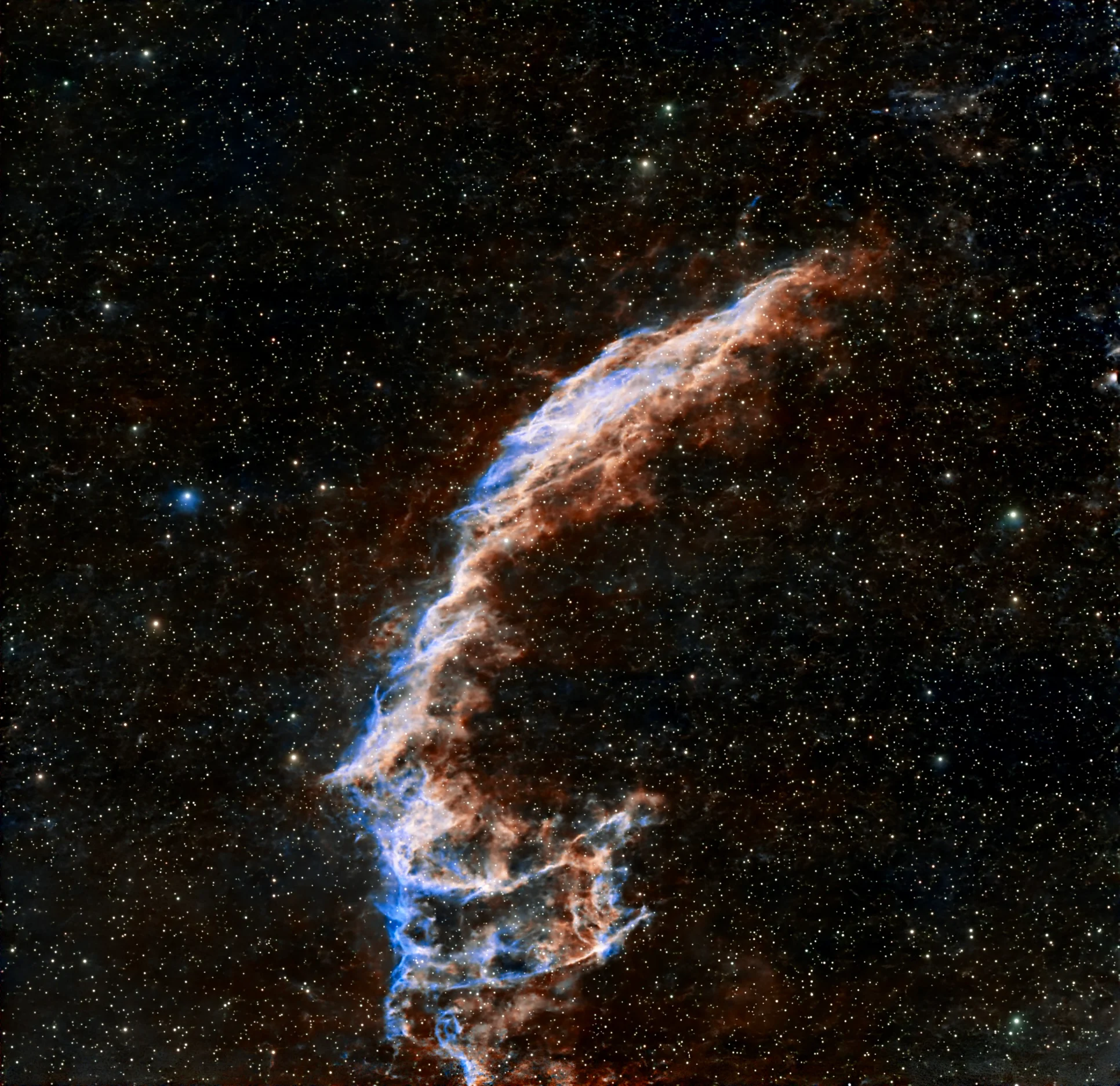 Eastern and western veil nebula