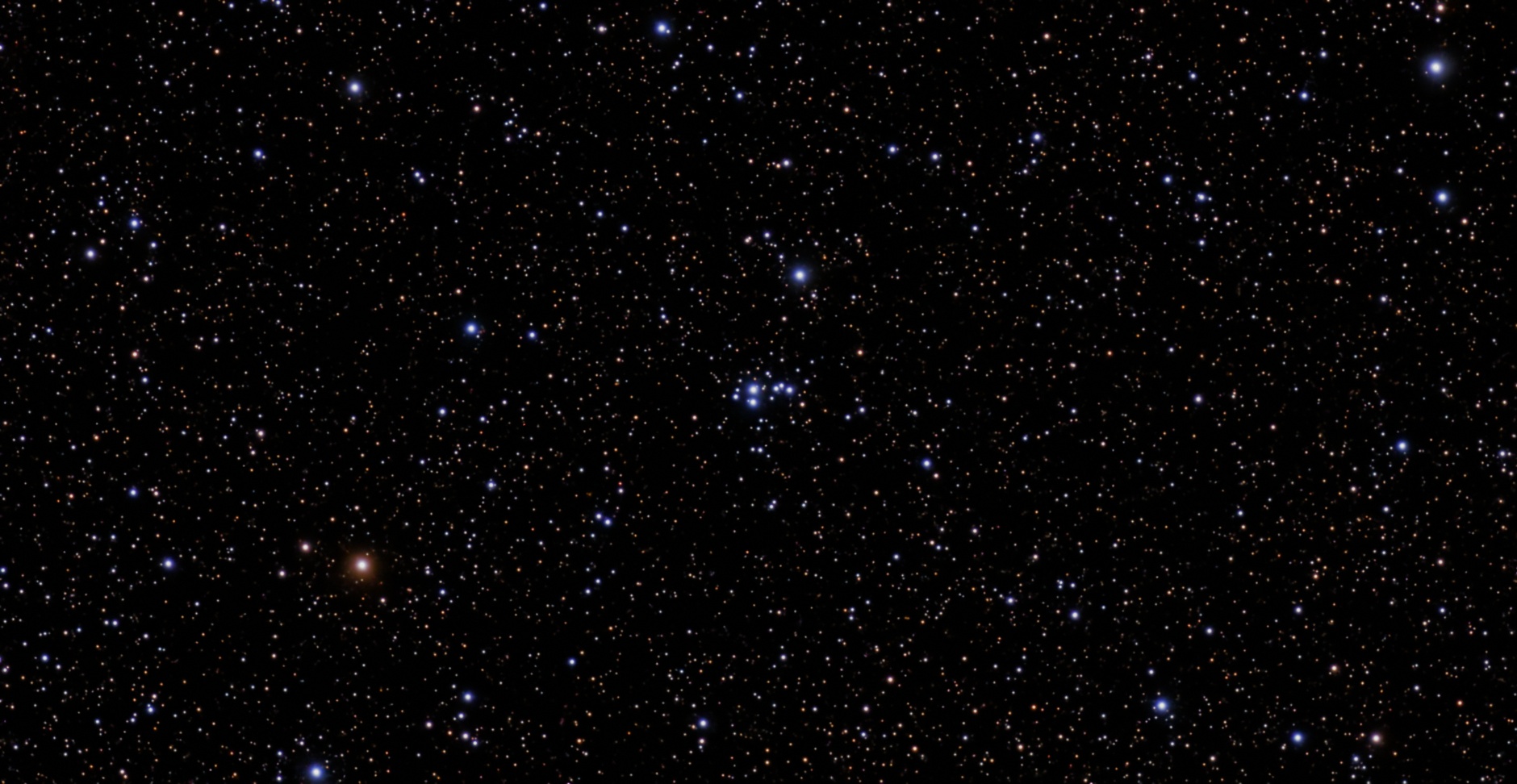 A Little Cluster from My Backyard
