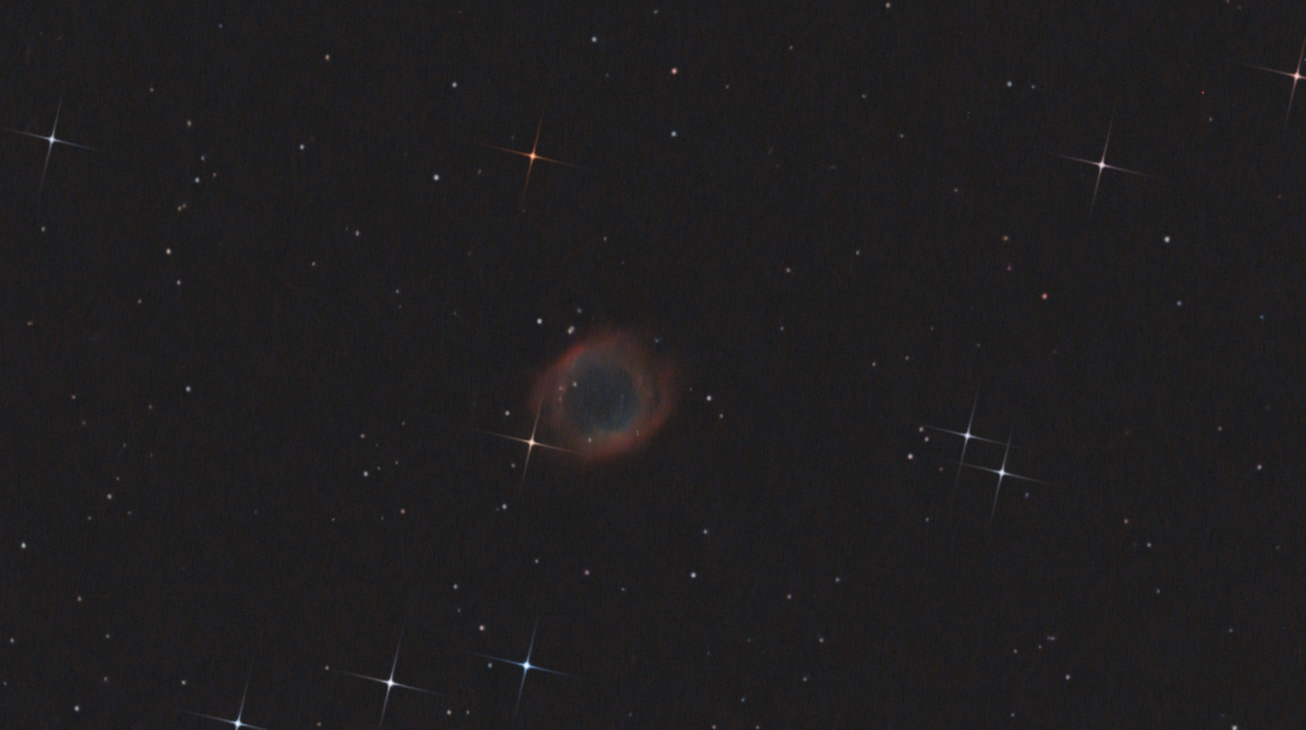 Helix Nebula and comet 10p/Tempel