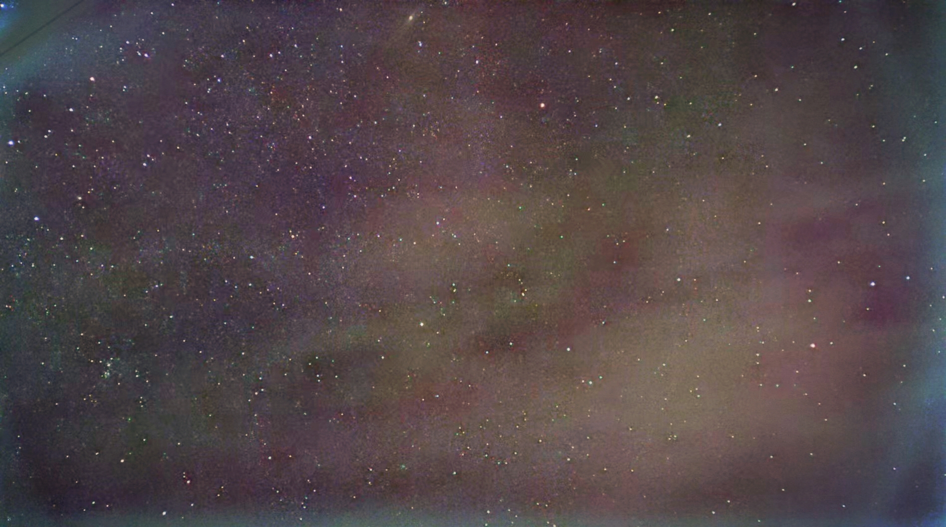 The Milky Way to the northeast of Guangzhou.